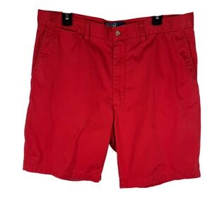 Polo Ralph Lauren Prospect Shorts Mens 36 Red Cotton Twill Classic Chino Shorts
